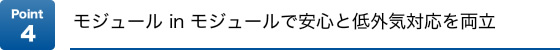 Point4�@���W���[�� in ���W���[���ň��S�ƒ�O�C�Ή��𗼗�