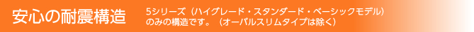 安心の耐震構造