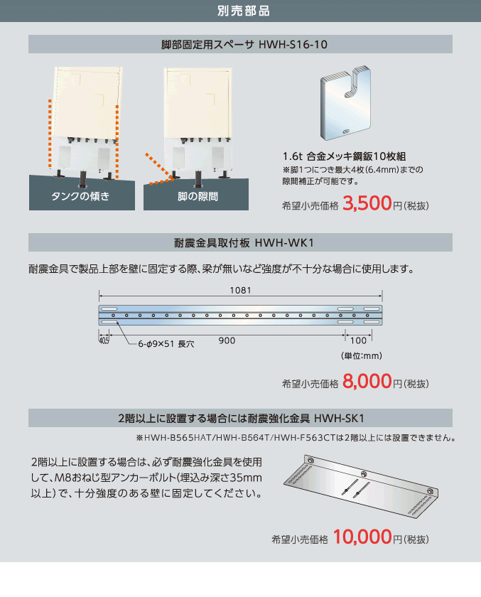東芝エコキュートをより、しっかり配置