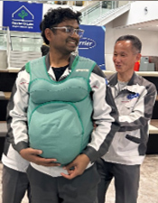 妊婦体験 開催の様子