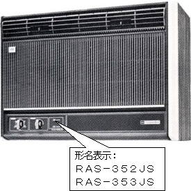 スプリットタイプ　形名表示位置