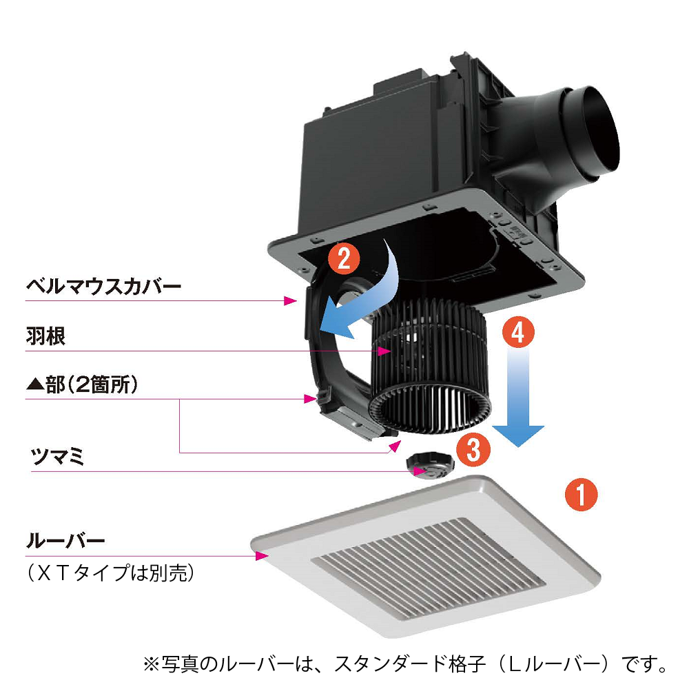 ダクト用換気扇 1部屋用 換気扇 東芝