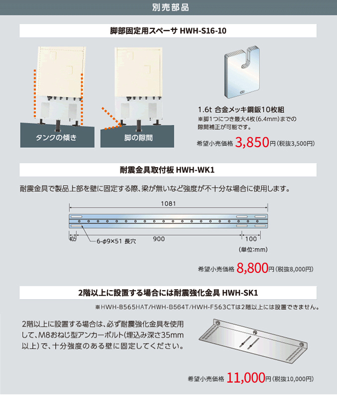 東芝エコキュートをより、しっかり配置